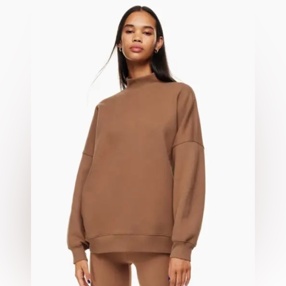 TNA Cozy Fleece Mega Mock Sweatshirt